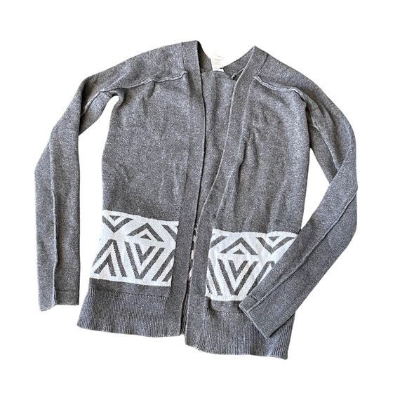ivivva | Heathered Dark Gray Go Places Cardigan size 7 FF - Picture 1 of 5
